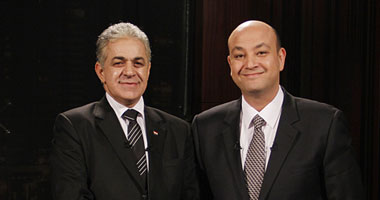 كواليس لقاء أديب وصباحى بـ"القاهرة اليوم".. صباحى تناول مشروب "الينسون" ولم يدخن سوى سيجارة واحدة.. ووصف أسئلة قراء "اليوم السابع" بأنها تتركز على قضايا التعليم والفساد 