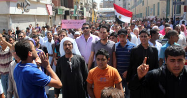 مظاهرات حاشدة بالعريش احتجاجا على الفيلم المسىء للرسول 