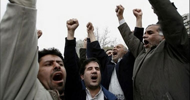 تظاهرة حاشدة بإيران  للتنديد بحصار إسرائيل لقطاع غزة