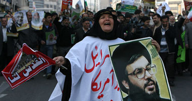 تظاهرة فى طهران احتجاجا على حصار قطاع غزة