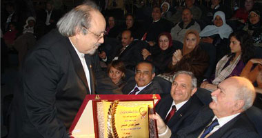 تكريم حسن عباس حلمى فى عيد الحب