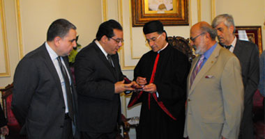 أيمن نور يلتقى بطريرك أنطاكية ومفتى لبنان