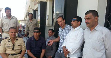 جنازة عسكرية لرقيب شرطة منيا القمح بمسقط رأسه