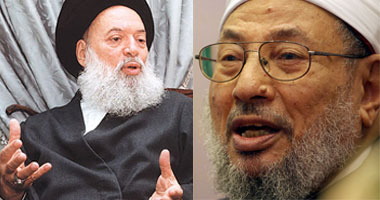 الشيخ القرضاوى فى مواجهة المد الشيعى